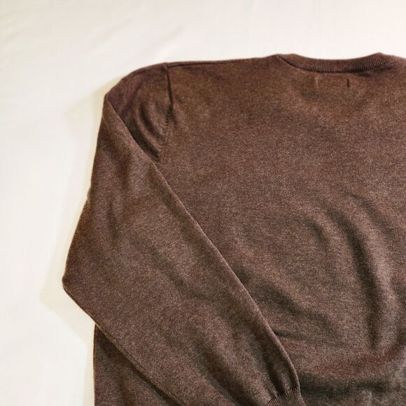 Consensus Sportswear Close-Knit Brown Argyle Pattern Sweater Size Large Mens - Picture 7 of 15